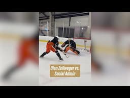 Ducks Player vs. Beer League Goalie/Social Media Admin