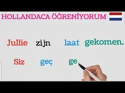 HOLLANDACA ÖĞRENİYORUM 1