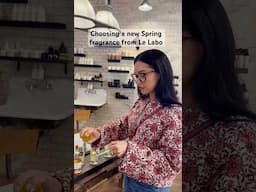 Choosing a new Spring fragrance from Le Labo #perfume #lelabo #fragrance #perfumecollection