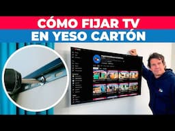Cómo fijar una TV a un muro de yeso cartón sin errores