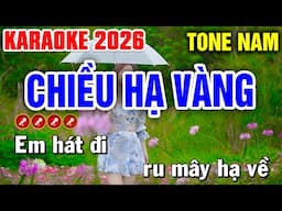 CHIỀU HẠ VÀNG Karaoke Tone Nam ( MỚI NHẤT ) - Mai Phạm Karaoke