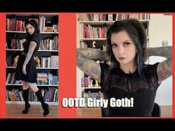 OOTD GRWM: Girly Goth Dark Femme by CHERRY DOLLFACE