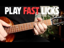 How to Play FAST Licks on the Ukulele