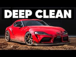 Cleaning a Dirty Toyota Supra - Interior & Exterior Detail