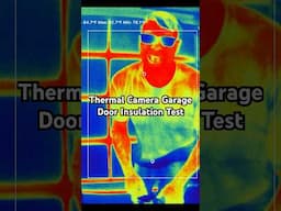 Garage Door Insulation Test Thermal Master  #hawaiidetailing #garage #tools  #autodetailing