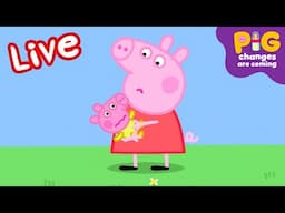 Peppa Pig BABY Episodes LIVE 🍼🧸 Pig Changes are Coming! ⭐️ Kids Cartoons #ExpectingPigChanges