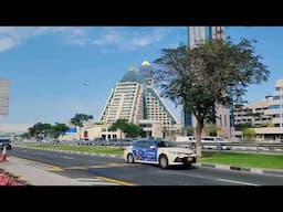 Dubai 🇦🇪 | Sheikh Rashid Road to Sharjah | Scenic Morning Drive (16-2-2025)