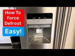 Maytag Refrigerator how to FORCE DEFROST