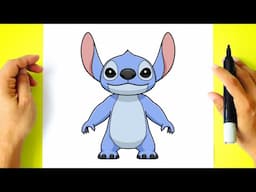 How to DRAW STITCH from Lilo & Stitch Movie