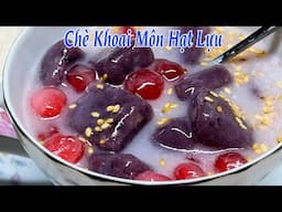 Chè Khoai Môn Hạt Lựu Nước Cốt Dừa - Taro Boba Coconut Milk Desert
