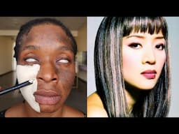 Viral 😱 She Got Transformed Into Anita Mui 👆 Makeup & Hair Transformation ✂️💉🔥😳