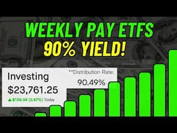Buying WEEKLY PAY ETFs with 90% Yield and MASSIVE Upside!