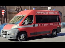 [RARE] APS CITY2020 + AF/LAB. MOBILE NR vigili del fuoco in sirena