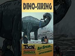 Dinosaurs behaving badly - TOON SANDWICH #funny #jurassicworld #dinosaur #jurassicworlddominion