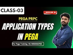 Application Types in Pega | Pega Training +919652532753