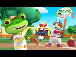 Gecko’s Big Baseball Game! ⚾🛠️ | Gecko's Garage 🚚 | Cartoons For Kids | Toddler Fun Learning