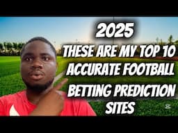 Top 10 Most Accurate Football Prediction Sites I’ve Personally Used (BET & WIN DAILY!)