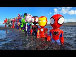 AVENGERS SUPERHERO STORY, MARVEL SPIDER MAN 2 VS HULK, CAPTAIN AMERICA VS THOR, VENOM VS SPIDEY 127