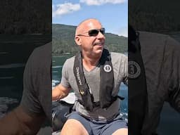 Pushing limits at Cultus Lake 💨 #inflatableboat #builtforadventure #discoveringcanada #boating