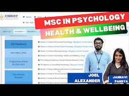 Everything you need to know about Msc in Psychology: Health & Wellbeing (Application, Courses, Jobs)