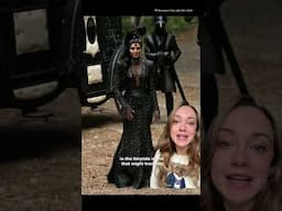 How is Lana Parrilla's dramatic essence used in her evil queen costumes and as regina in our world?