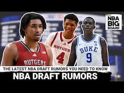 NBA Draft Rumors: Sixers-Spurs Pick Swap? Pelicans Targeting Ace Bailey?Maluach in Play for Wiz at 6