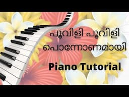 Poovili Poovili Piano Tutorial