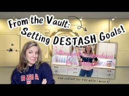 From the Vault: Setting Destash Goals | Organize Your Creative Space