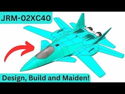 JRM-02C40X fully 3D-Printed X-Wing RC-Jet