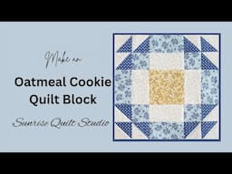 Oatmeal Cookie Quilt Block
