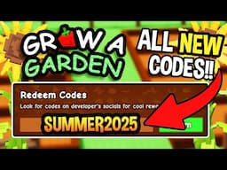 ALL WORKING CODES FOR GROW A GARDEN ROBLOX! *CONFIRMED!* *WORKING 2025!*