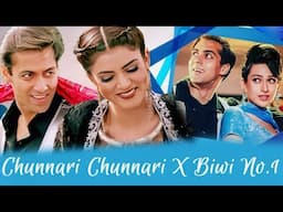 Chunnari Chunnari X Biwi No.1 | Salman Khan | Sushmita Sen | Karishma Kapoor | 90's Superhit Gaane