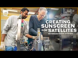 Creating sunscreen for satellites
