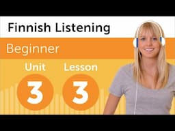 Learn Finnish | Listening Practice - Talking About Medicines in Finnish