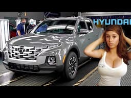 Hyundai Santa Cruz ASSEMBLY 2025: USA factory tour – Manufacturing car step by step➕Making of