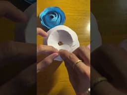 Easy Paper flower #diy #flowers #craft #youtubeshorts #youtube