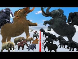Prehistoric Mammals vs Spidey Mammoth Size Comparison Animal Epic Battle Mammoth vs Spider Mammoth