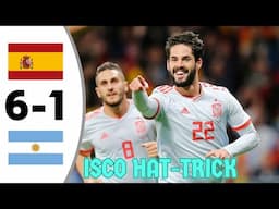 Spain vs Argentina 6-1 | Extended Highlights and Goals- 2018 HD