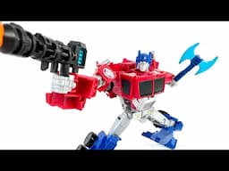 Optimus Prime: GHOST Leader Transformers EARTHSPARK Deluxe Class Optimus Prime Chefatron Review