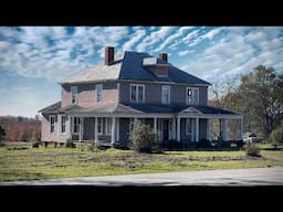The Beautiful Abandoned Pink Planters House Forgotten for Decades in the Carolinas *Built in 1910
