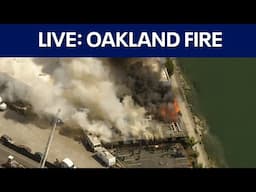 LIVE  🔴 Massive fire burning in Oakland, smoke over East Bay | KTVU