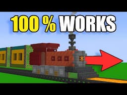 🚂Make a fully WORKING Minecraft TRAIN Station!