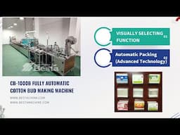 CB-1000B Automatic Cotton Bud Machine with Automatic Packing System