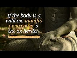 Body Is a Wild Ox, and Mindful Awareness Is The Ox Herder | Talk by Thich Nhat Hanh (EN subtitles)