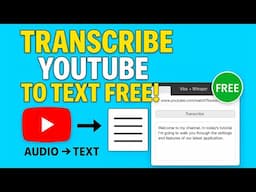 How to Automatically Transcribe YouTube Videos to Text for Free Using Vibe