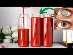DRINK THIS 3 TIMES A WEEK FOR STRONGER VISION Read tiny words Prevent cataract Glaucoma