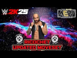 WWE 2K25 Ricochet Updated Moveset + Superstar Settings