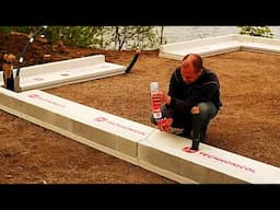 Swedish Warm Foundation for a Tiny House. Full Construction Process