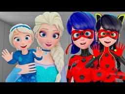 Elsa And Ladybug Have Babies!( Frozen & Miraculous The Ladybug Animation!)