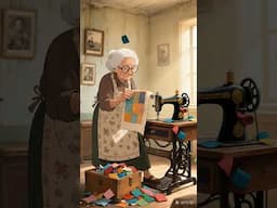 The Sewing Grandma: Where Every Scrap Tells a Story *Image Generated by AI
